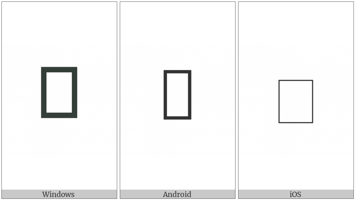 Tangut Component-010 on various operating systems