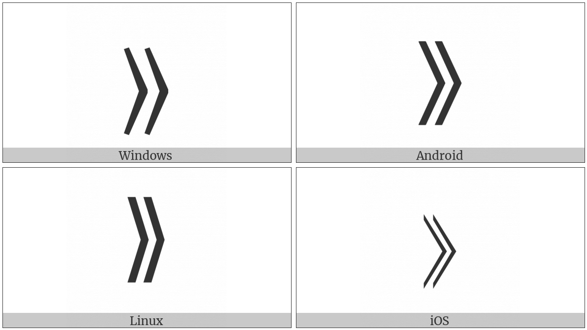 MATHEMATICAL RIGHT DOUBLE ANGLE BRACKET