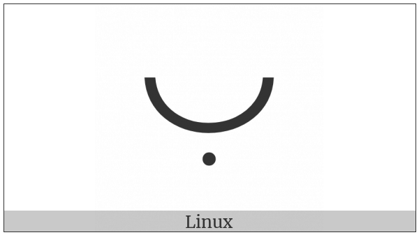 Duployan Letter S With Dot Below on various operating systems