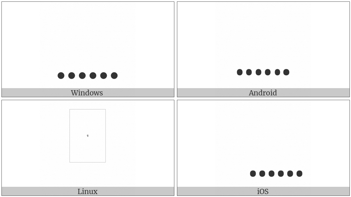 Tifinagh Consonant Joiner on various operating systems