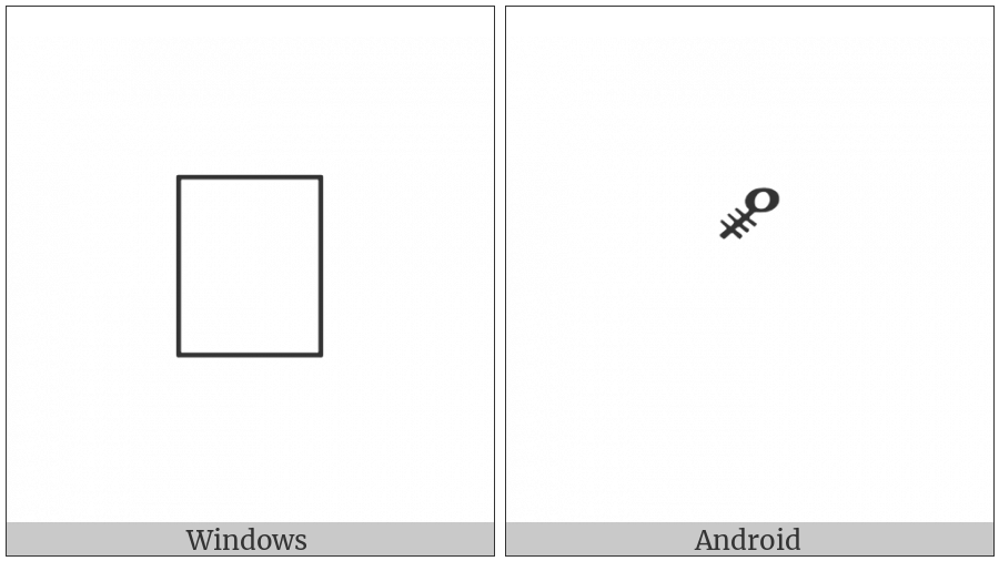 Byzantine Musical Symbol Yfesis Trigrammos Okto Dodekata on various operating systems