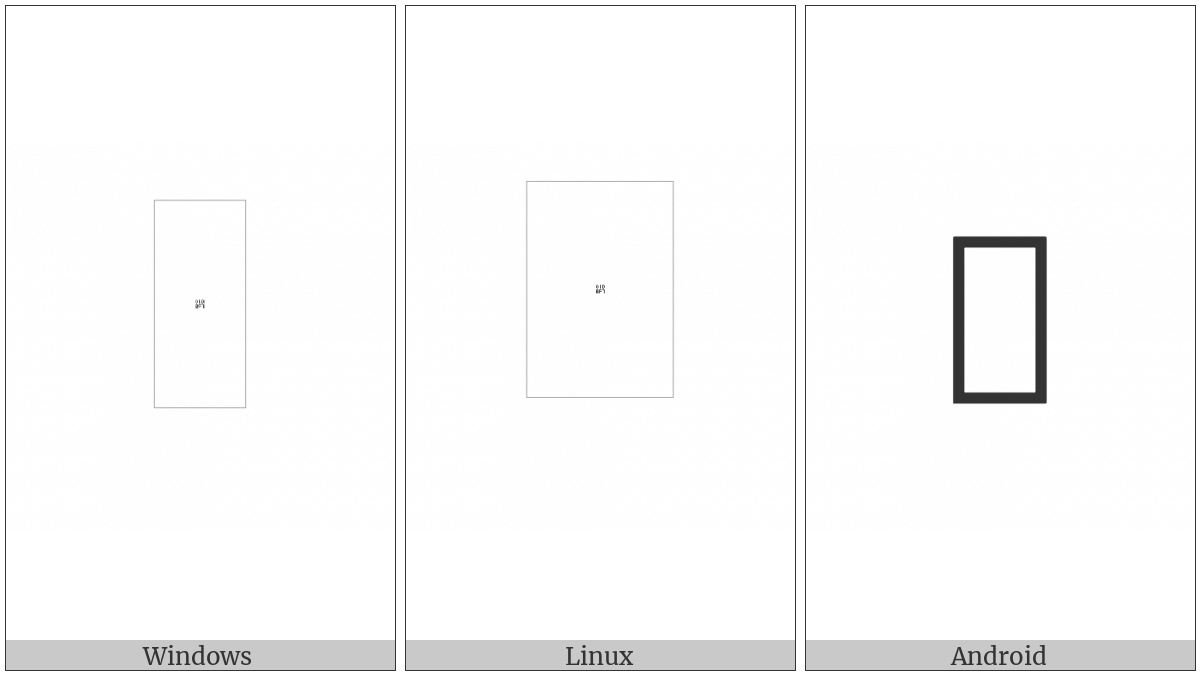 Signwriting Hand-Fist Thumb Side Diagonal on various operating systems