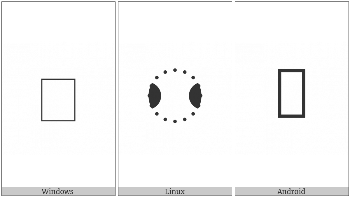 Signwriting Cheeks Puffed on various operating systems