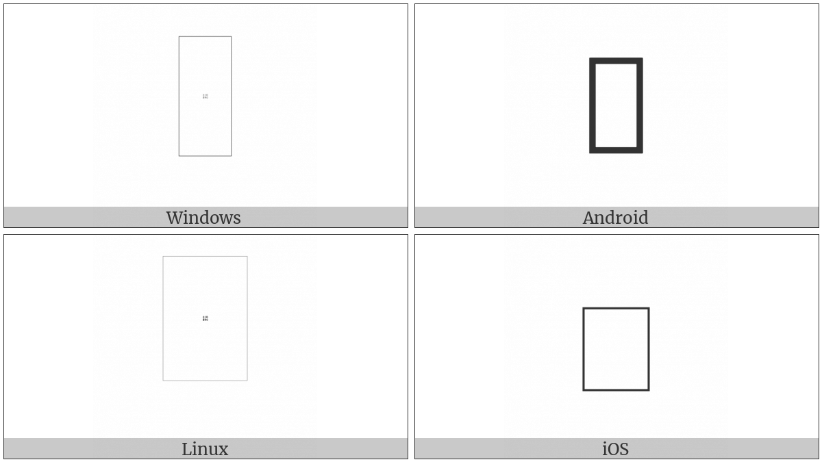 Signwriting Mouth Smile Open on various operating systems