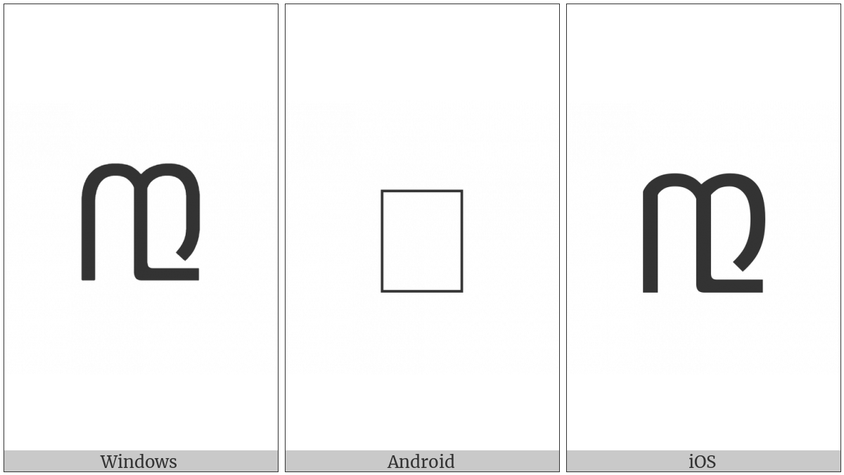Adlam Capital Letter Tu on various operating systems