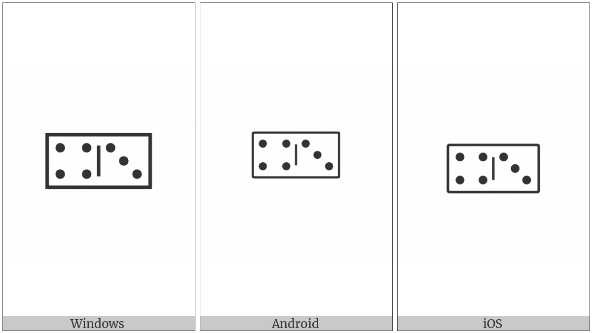 Domino Tile Horizontal-04-03 on various operating systems
