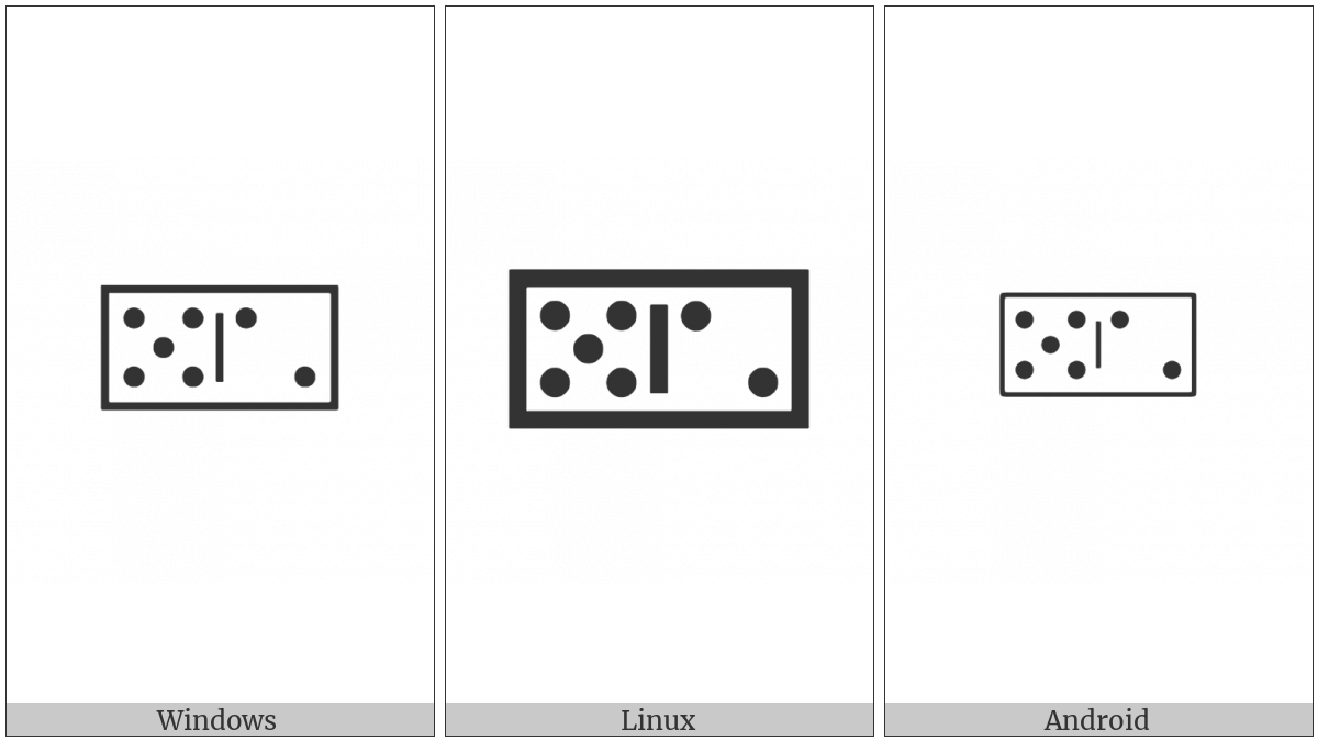 Domino Tile Horizontal-05-02 on various operating systems