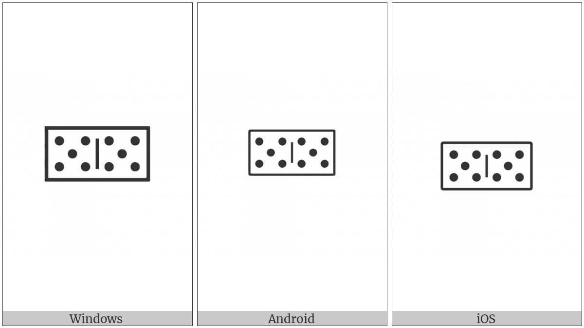 Domino Tile Horizontal-05-05 on various operating systems