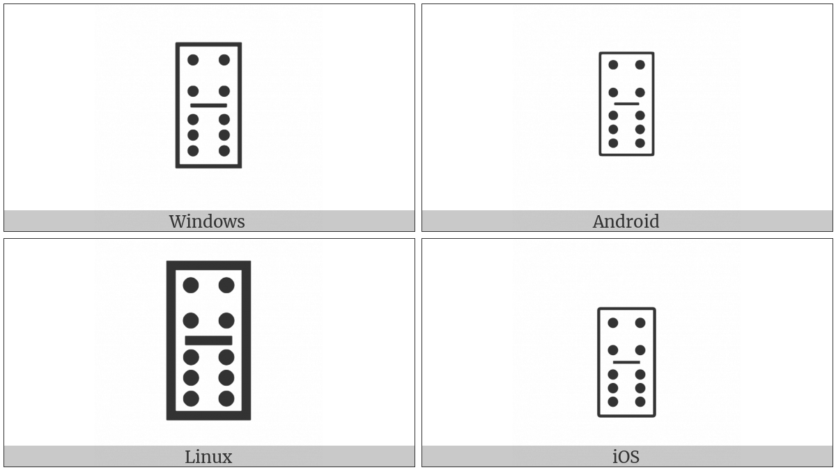 Domino Tile Vertical-04-06 on various operating systems