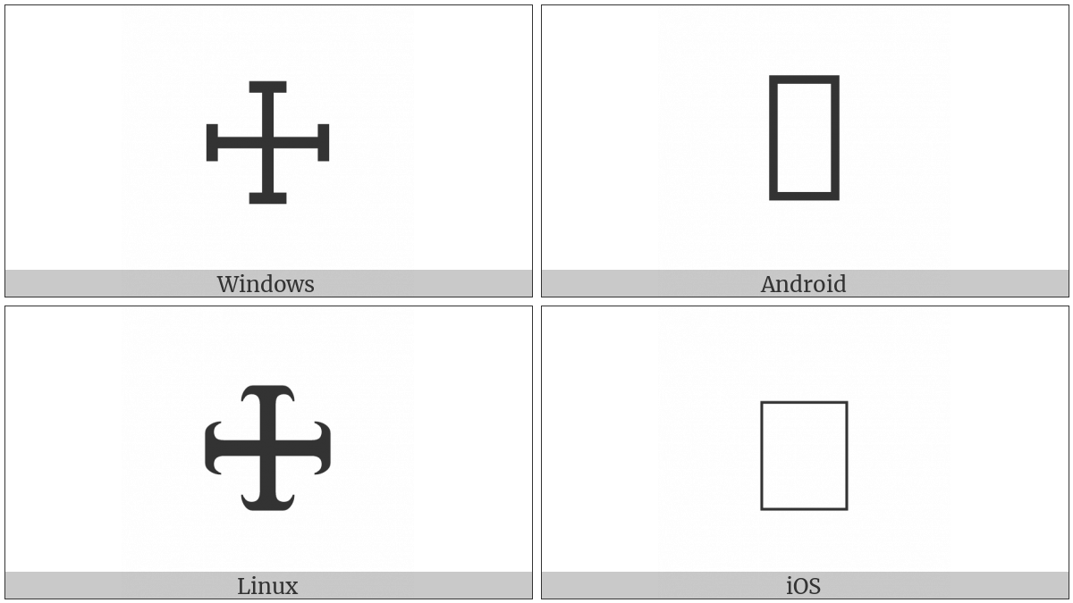 Alchemical Symbol For Vinegar on various operating systems