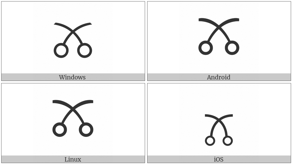 Alchemical Symbol For Realgar-2 on various operating systems