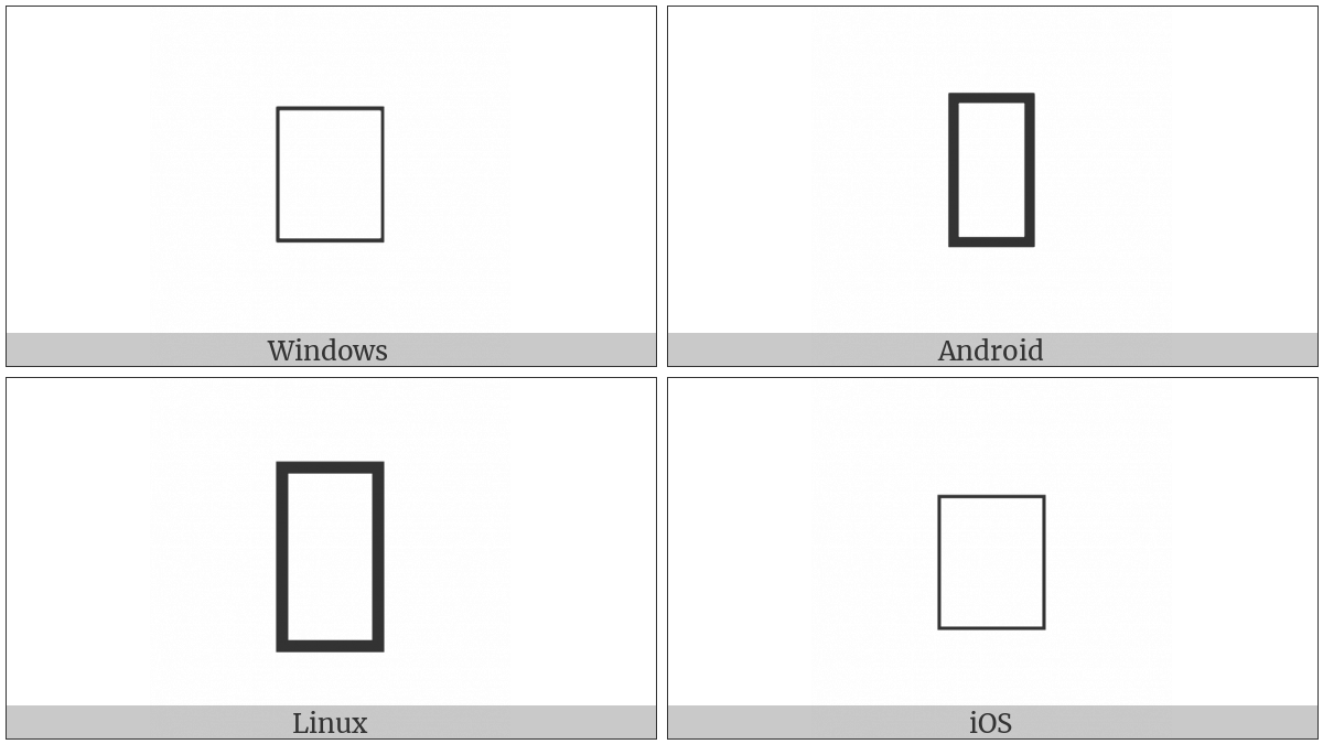 Downward Facing Hook With Dot on various operating systems