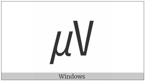 Square Mu V on various operating systems