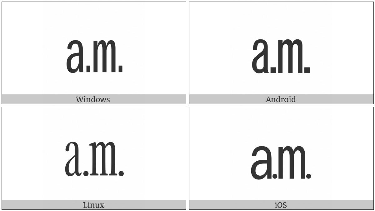 Square Am on various operating systems