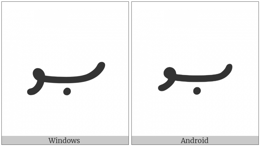 Thaana Letter Saadhu on various operating systems