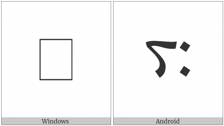 Samaritan Punctuation Atmaau on various operating systems