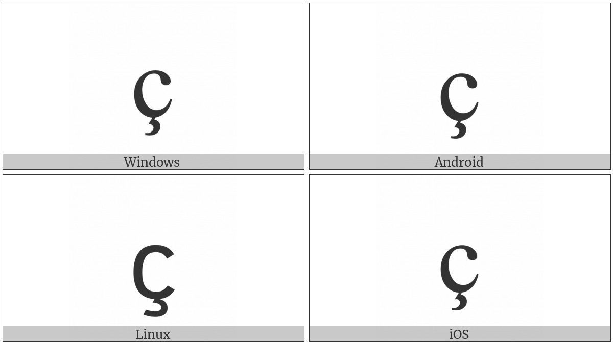 Latin Small Letter C With Cedilla Utf 8 Icons