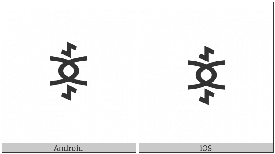 Yi Syllable Hne on various operating systems