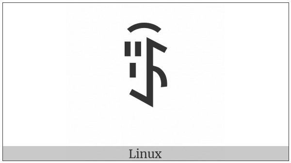 Yi Syllable Kuox on various operating systems