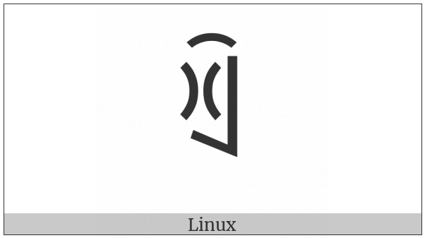Yi Syllable Ggix on various operating systems
