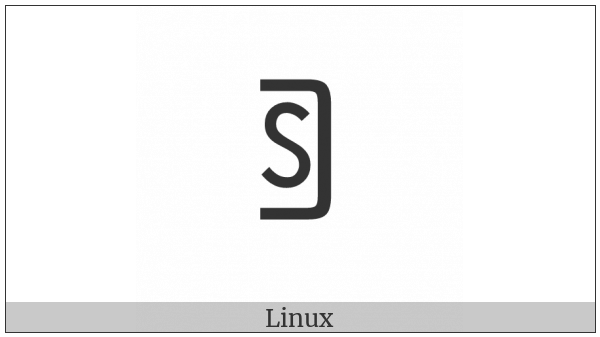 Yi Syllable Hxot on various operating systems