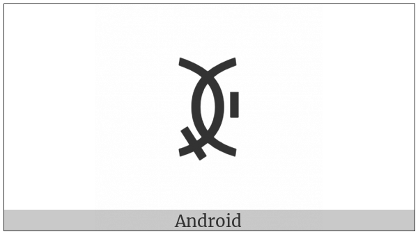 Yi Syllable Wuo on various operating systems