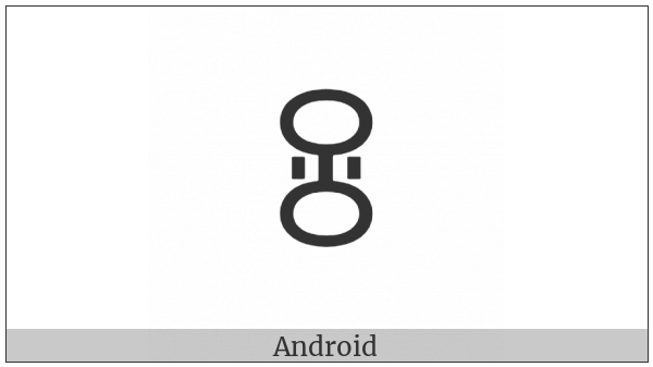 Yi Syllable Ssa on various operating systems