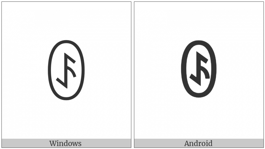 Yi Syllable Ssep on various operating systems