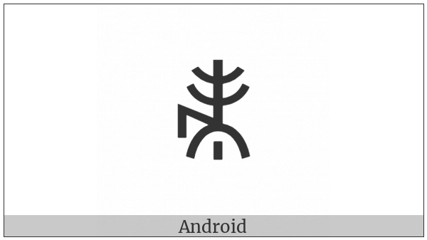 Yi Syllable Ssup on various operating systems