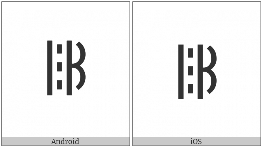 Yi Syllable Ssyt on various operating systems