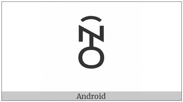 Yi Syllable Chyx on various operating systems