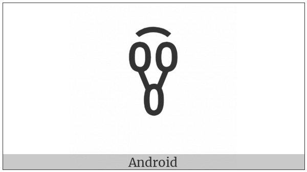 Yi Syllable Rrux on various operating systems