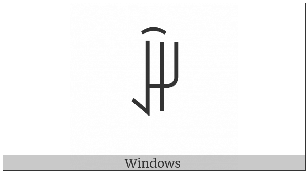 Yi Syllable Shux on various operating systems