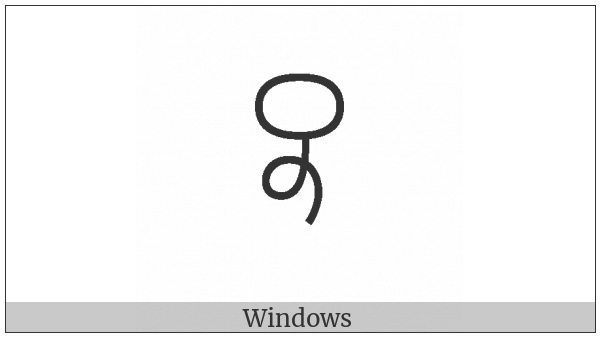 Yi Syllable Shup on various operating systems