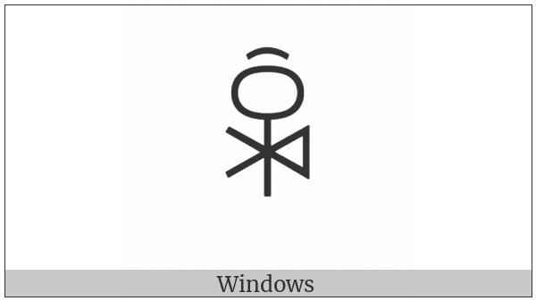 Yi Syllable Rex on various operating systems