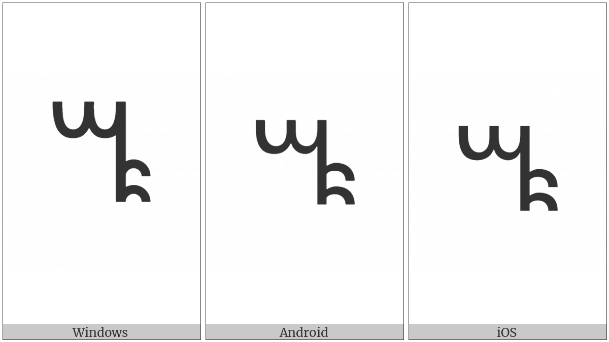 Vai Syllable Wan on various operating systems