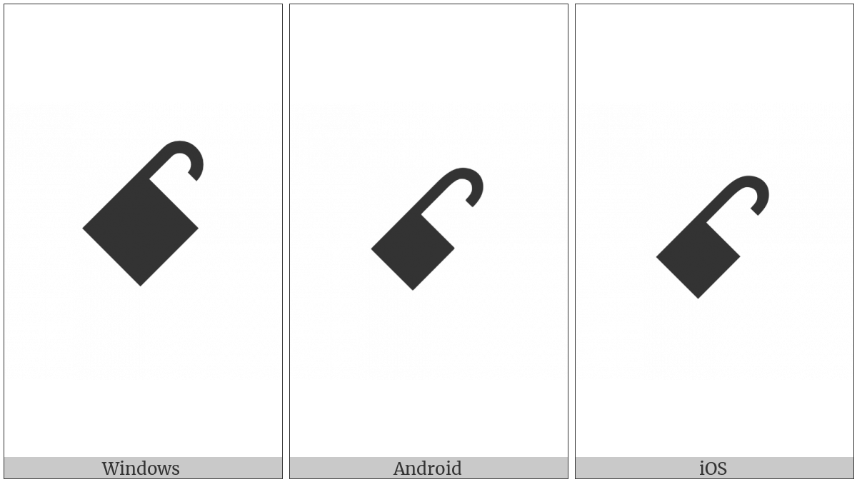 Vai Syllable Bo on various operating systems