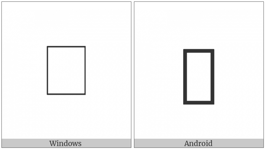 Meetei Mayek Letter Tta on various operating systems