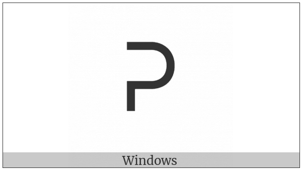 Canadian Syllabics Ro on various operating systems