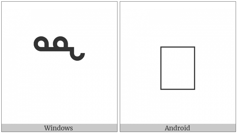 Canadian Syllabics Nng on various operating systems