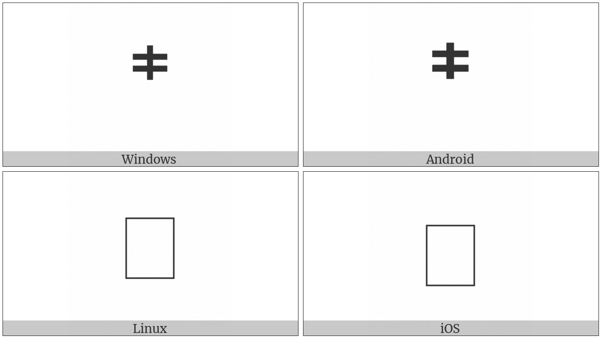 Canadian Syllabics Woods-Cree Final Th on various operating systems