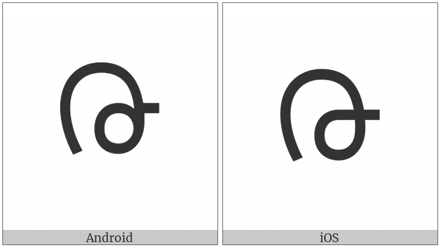Mongolian Letter Todo Ali Gali Zha on various operating systems