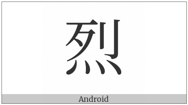 Cjk Compatibility Ideograph-F99F on various operating systems