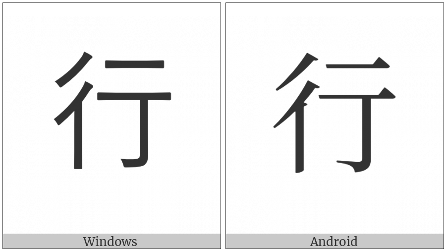 Cjk Compatibility Ideograph-Fa08 on various operating systems