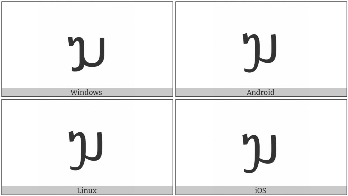 Tai Le Letter Ai on various operating systems