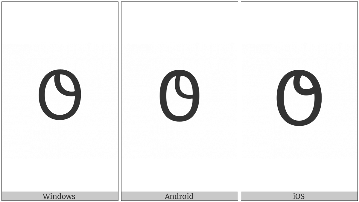 Deseret Capital Letter Long Ah on various operating systems