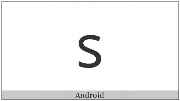 Deseret Small Letter Zhee on various operating systems