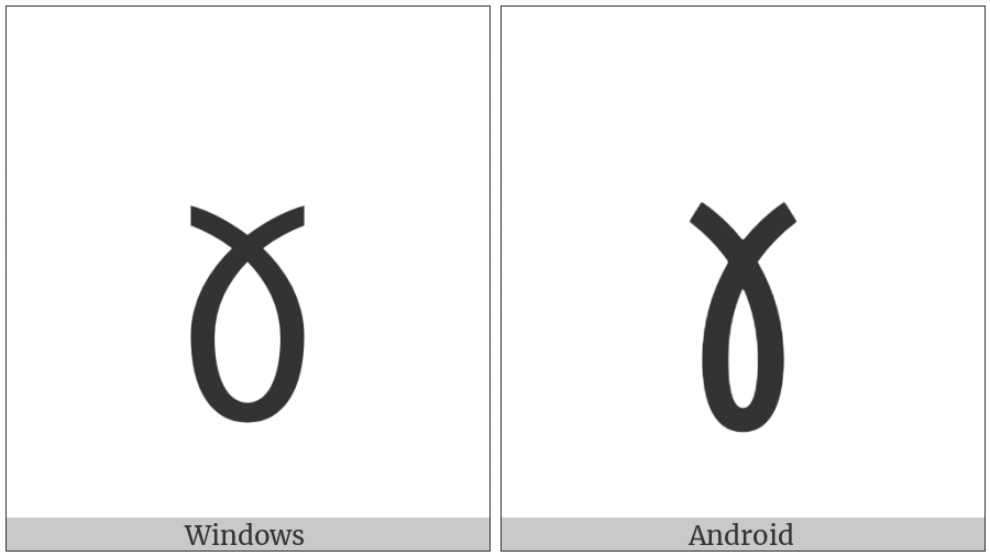 Shavian Letter Ha-Ha on various operating systems