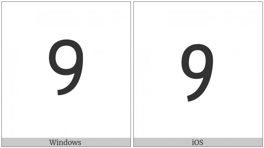 Osmanya Letter I on various operating systems