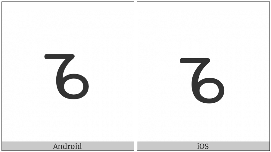 Elbasan Letter Ge on various operating systems